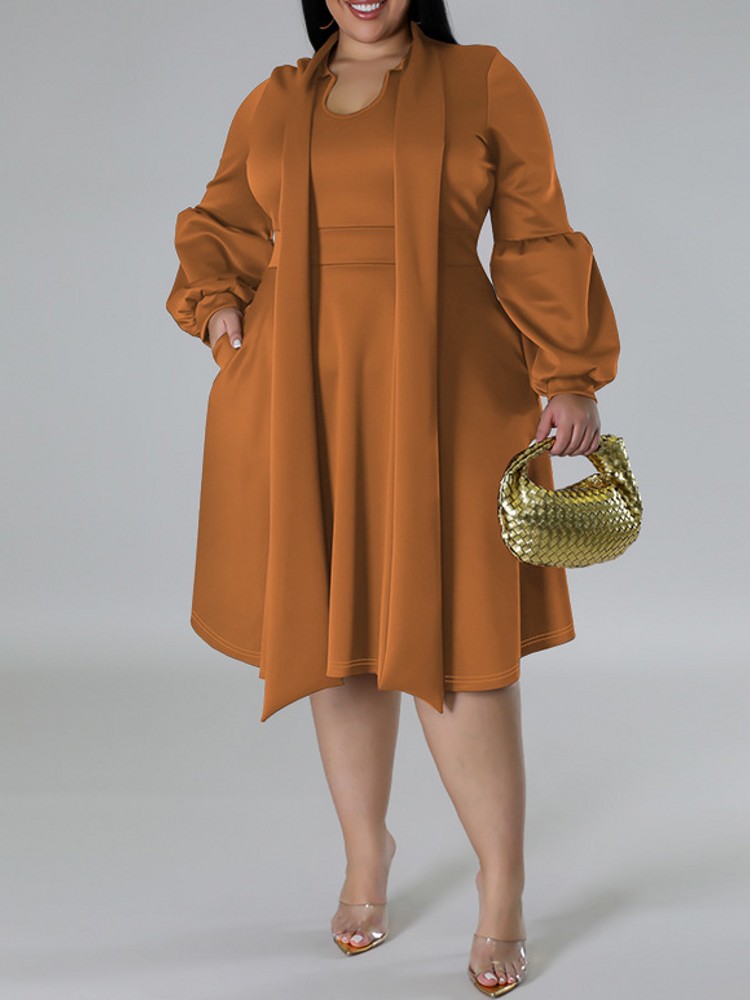 Women Formal Office Wear Tops - 女性のためのボヘミアン長袖包帯ドレス,エレガントなミドル丈ドレス,特大の黒のドレス,カジュアル,秋,大きいサイズ,XL-5XL, 2024, 2097