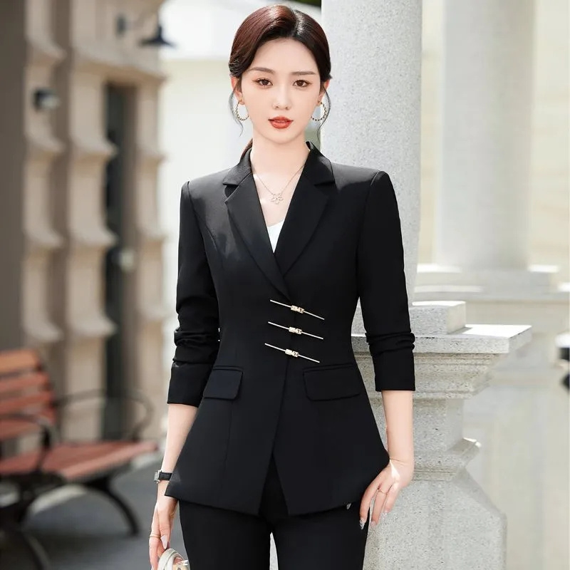女性用2ピースフォーマルブレザー,ジャケットとパンツスーツ, - Women Formal Wear Blazer Set のレビューと価格