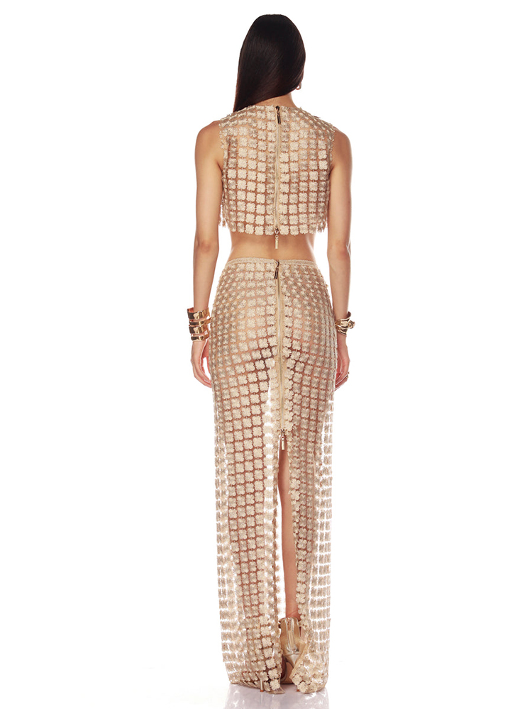 VC スタイリッシュなベージュのノースリーブ クロップド ト - Shift Dress Sleeveless のレビューと価格