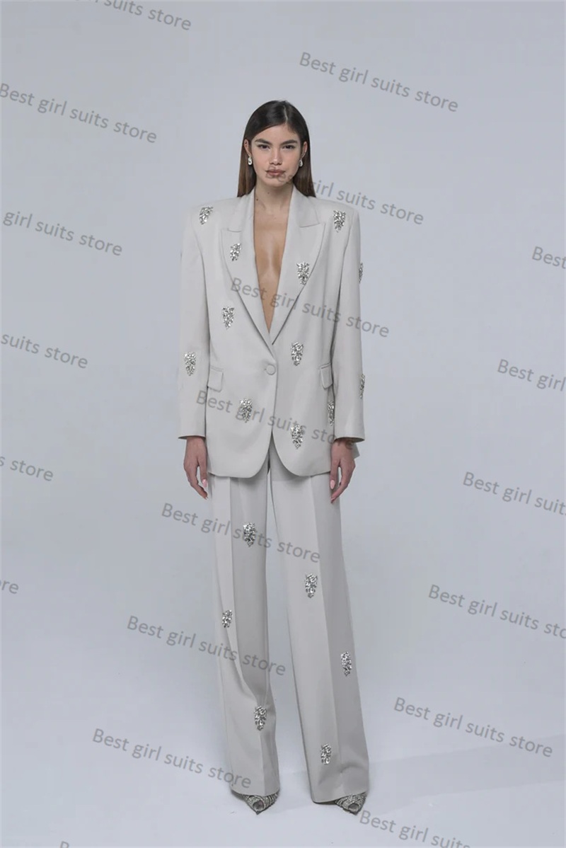 女性のためのフォーマルな2ピースのブレザーとパンツセット,ジ - Tailored Trouser Wide のレビューと価格
