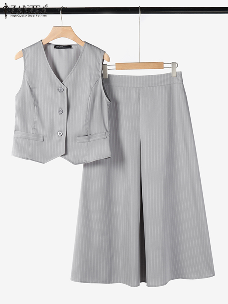ZANZEA オフィスレディース ツーピースセット 夏 スト - Shift Dress Sleeveless のレビューと価格
