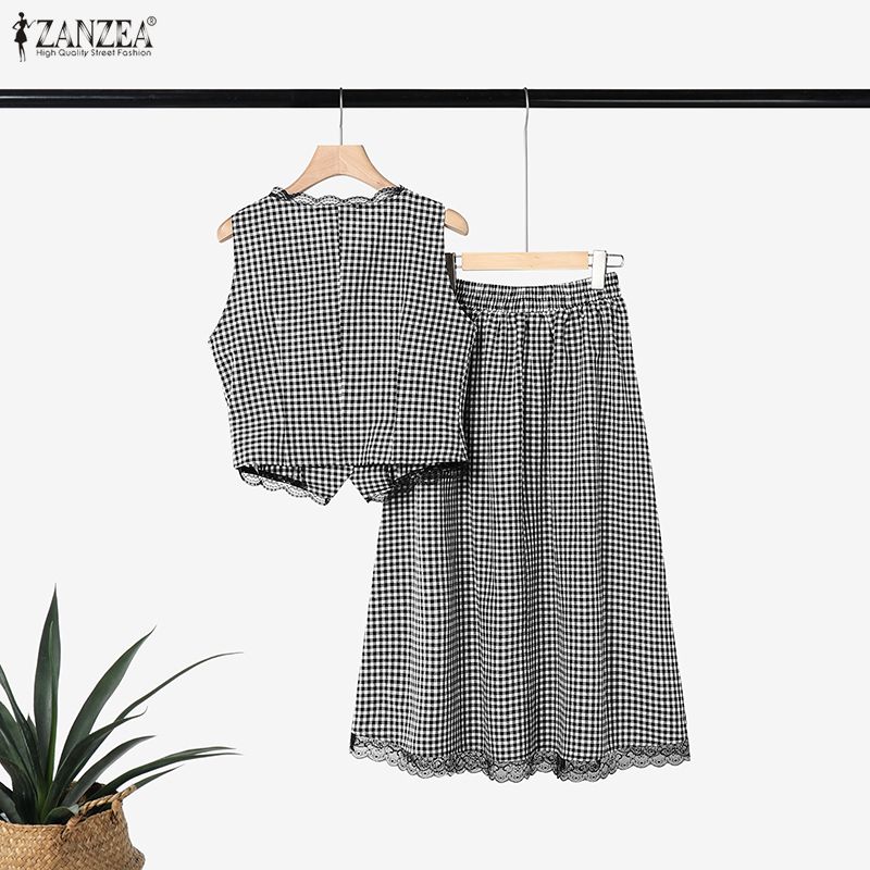 エレガントな女性 2 ピースセット ZANZEA 夏ノースリ - Shift Dress Sleeveless のレビューと価格