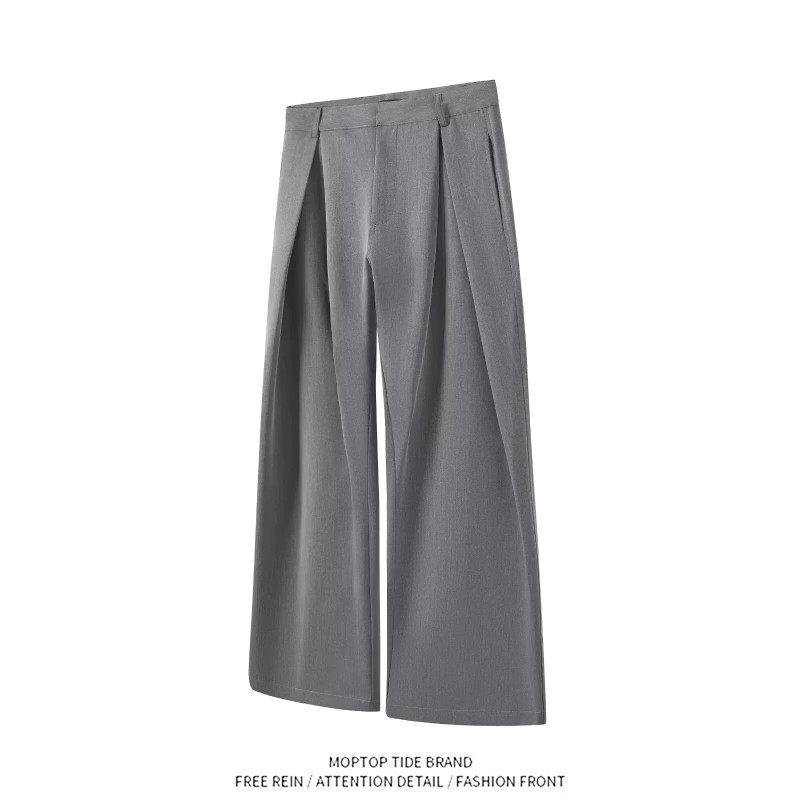 レトロなワイドレッグスーツパンツ、プリーツ入り、3D仕立て、 - Tailored Trouser Wide のレビューと価格