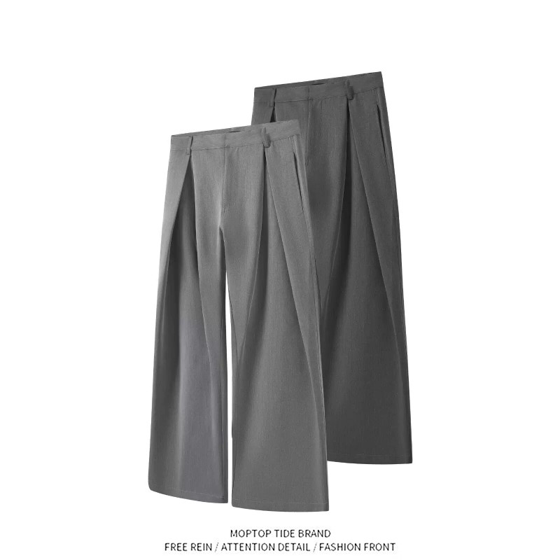 レトロなワイドレッグスーツパンツ、プリーツ入り、3D仕立て、 - Tailored Trouser Wide のレビューと価格