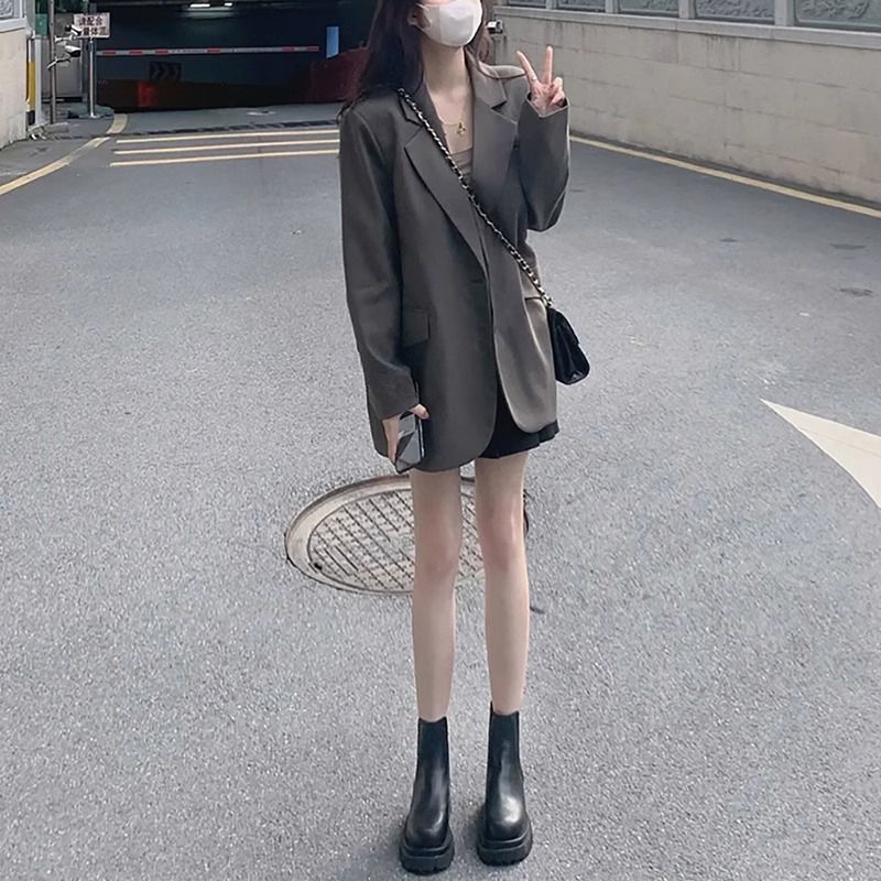 ロングブレザー 女性 非対称デザイン レースアップ 通勤可能 - Women Formal Wear Designers のレビューと価格