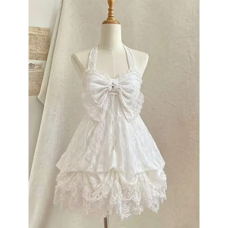 かわいい日本ロリータツーピースセット女性ヴィンテージノースリ - Shift Dress Sleeveless のレビューと価格