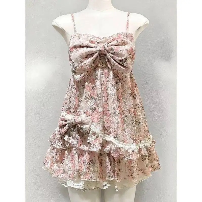 かわいい日本ロリータツーピースセット女性ヴィンテージノースリ - Shift Dress Sleeveless のレビューと価格