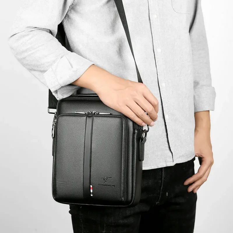 ファッションショルダーメッセンジャーメンズバッグ Pu レザ - Structured Handbag Work のレビューと価格