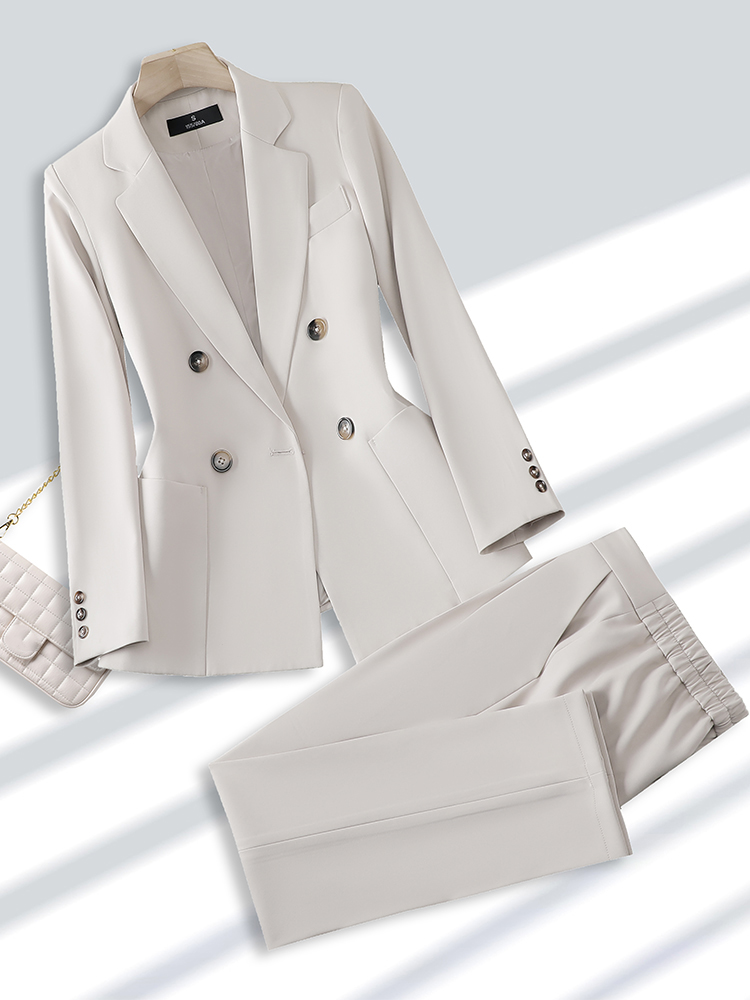 女性のためのブレザーとズボンのスーツ、オフィス、ビジネス、仕 - Women'S Formal Wear Pants Suit のレビューと価格