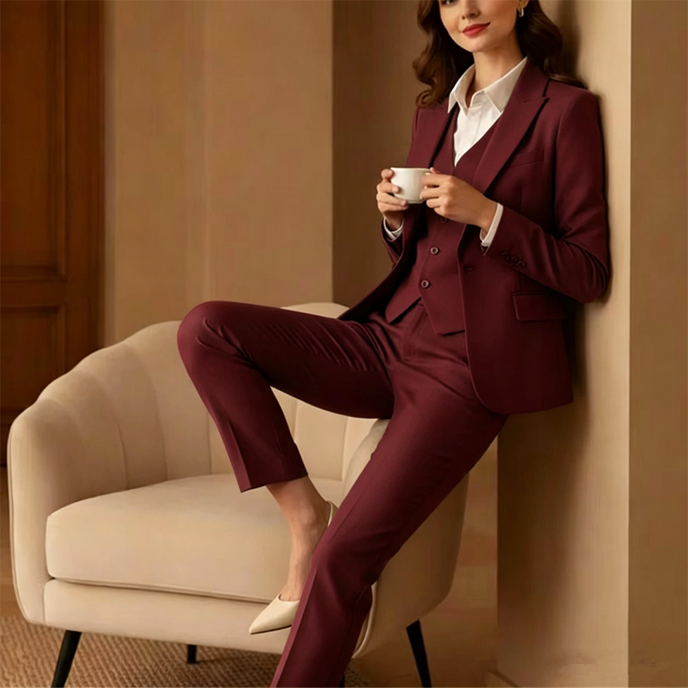 新しいセージグリーンの女性用スーツ3ピース エレガントなフォ - Women'S Formal Wear Pants Suit のレビューと価格