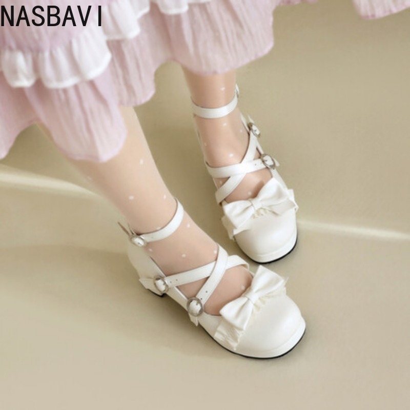 NASBAVI 女性のロリータメリージェーンシューズエレガン - Women Formal Office Wear Tops のレビューと価格
