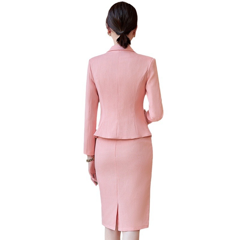 エレガントなフォーマルドレススーツ,オレンジ,青,ピンク,ダ - Women Formal Wear Blazer Set のレビューと価格