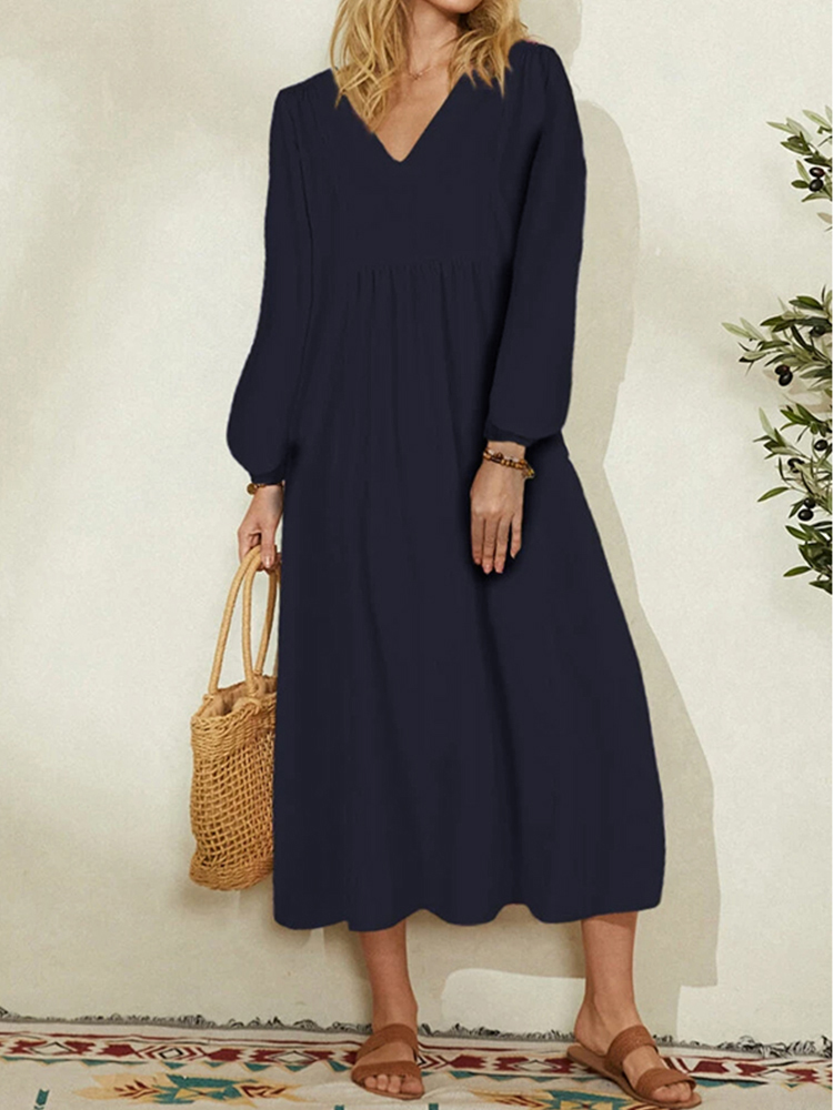プラスサイズ 春/秋 新作 レディース コットンリネン混紡  - Women Formal Office Wear Tops のレビューと価格