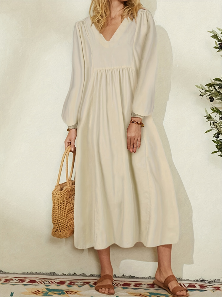 プラスサイズ 春/秋 新作 レディース コットンリネン混紡  - Women Formal Office Wear Tops のレビューと価格