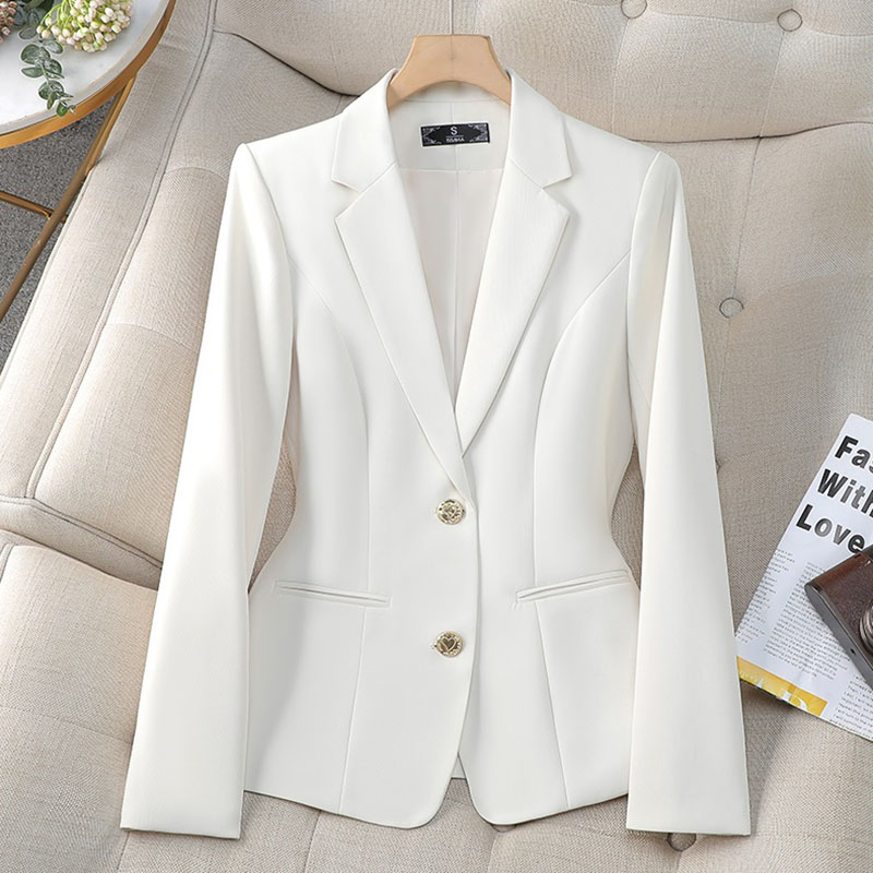 新しいファッション女性フォーマルブレザーレディースシングルブ - Women Formal Wear Office のレビューと価格